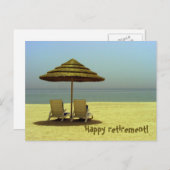 退職おめでとう! ポストカード (正面/裏面)