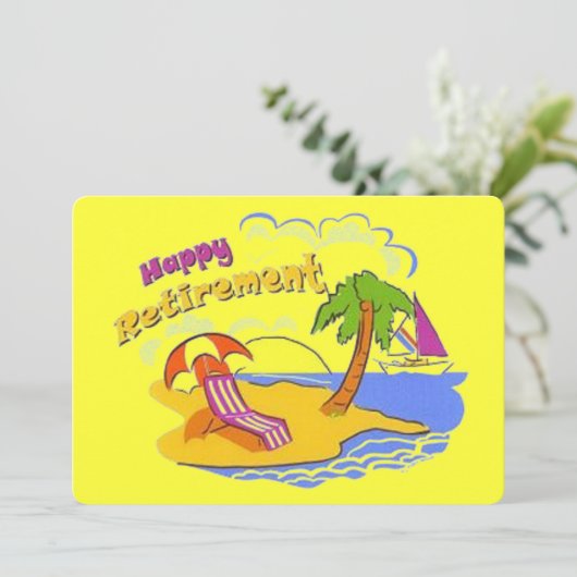 退職おめでとう 招待状 (スタンド正面)