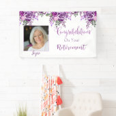 退職おめでとう 横断幕 (インサイチュ)