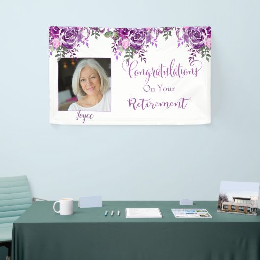 退職おめでとう 横断幕 (トレードショー)