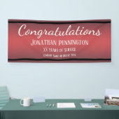 退職おめでとう 横断幕 (トレードショー)