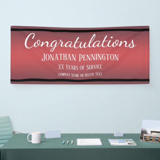 退職おめでとう 横断幕 (トレードショー)