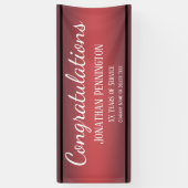 退職おめでとう 横断幕 (縦)