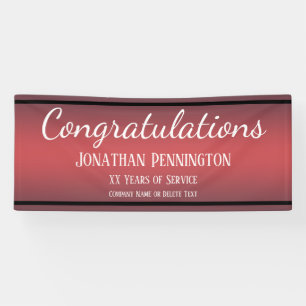 退職おめでとう 横断幕