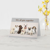 **退職おめでとう** 私たち全員から カード (黄色い花)