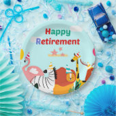 退職おめでとう。行こうパーティー! ペーパープレート (パーティー)