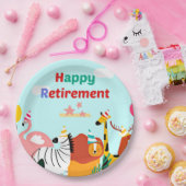 退職おめでとう。行こうパーティー! ペーパープレート (パーティー)
