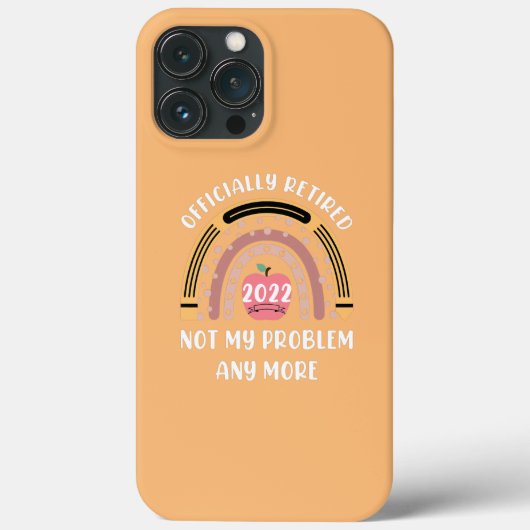 退職おめでとう 面白い先生の退職祝い Case-Mate iPhoneケース (裏面)