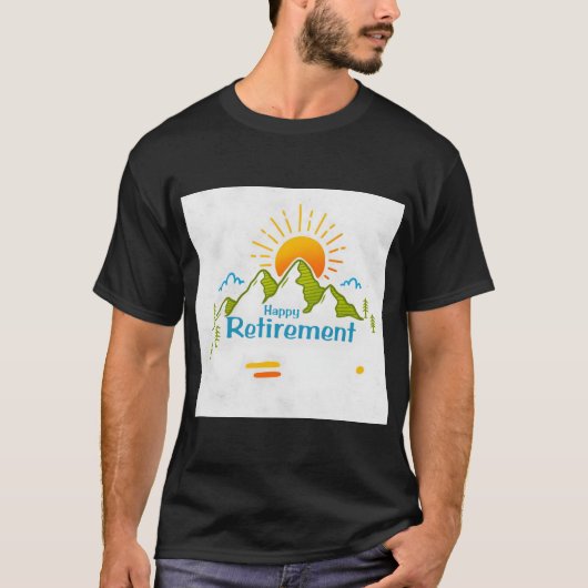 退職おめでとう Tシャツ (正面)