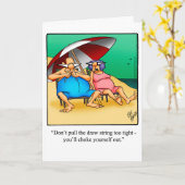 退職おもしろいおめでとうあいさつカード カード (黄色い花)