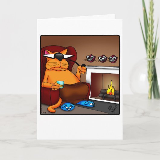 退職おもしろいおめでとうあいさつカード カード (正面)