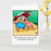 退職おもしろいおめでとうあいさつカード カード (黄色い花)