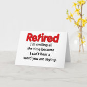 退職おもしろいことわざ カード (黄色い花)