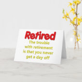 退職おもしろいことわざ カード (黄色い花)