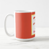 退職おもしろいのマグカップ コーヒーマグカップ (左)