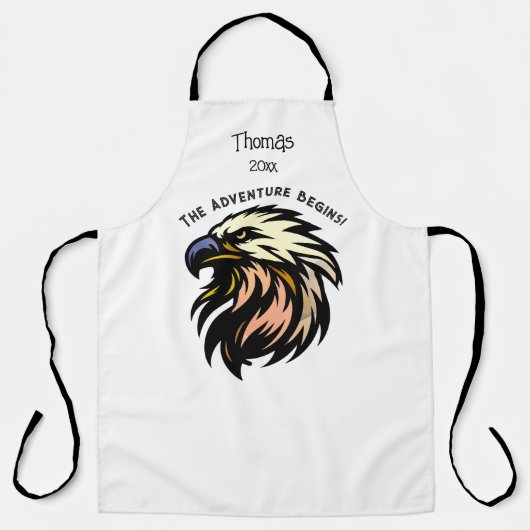 退職おもしろいジョークもはや仕事のお祝い エプロン (正面)