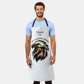 退職おもしろいジョークもはや仕事のお祝い エプロン (着用した状態)