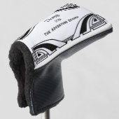 退職おもしろいジョークもはや仕事のお祝い ゴルフヘッドカバー (3/4 正面)