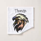 退職おもしろいジョークもはや仕事のお祝い バスタオルセット (ウォッシュタオル)