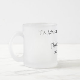 退職おもしろいジョークもはや仕事のお祝い フロストグラスマグカップ