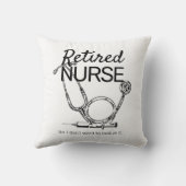 退職おもしろいナースが退職を望まない クッション (裏面)