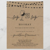 退職おもしろいパーティの招待状 チラシ (正面)