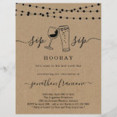 退職おもしろいパーティの招待状 チラシ (正面)