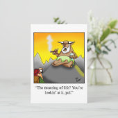 退職おもしろいパーティの招待状 招待状 (スタンド正面)