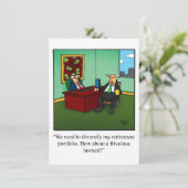 退職おもしろいパーティの招待状 招待状 (スタンド正面)