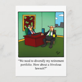 退職おもしろいパーティの招待状 招待状