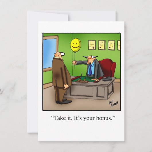 退職おもしろいパーティの招待状 招待状 (正面)