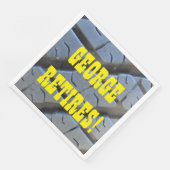 退職おもしろいパーティーナプキン スタンダードカクテルナプキン (コーナー)