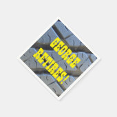 退職おもしろいパーティーナプキン スタンダードカクテルナプキン (角)