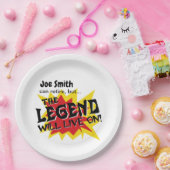 退職おもしろいパーティー凡例の有効期間 ペーパープレート (パーティー)