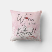 退職おもしろい引用文飲み放題 クッション (正面)