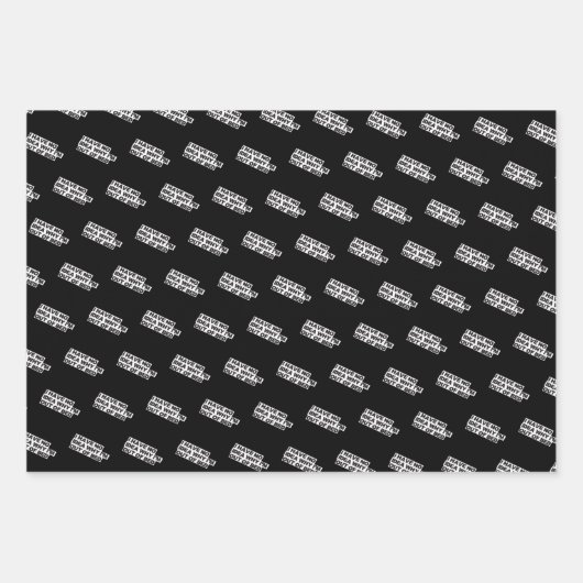 退職おもしろい引用文 – いいえアイディアなぜベッドから ラッピングペーパーシート (正面3)