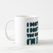 退職おもしろい引用文 コーヒーマグカップ (左)