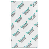 退職おもしろい引用文 スモールペーパーバッグ (裏面)