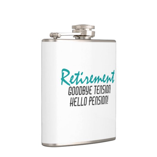 退職おもしろい引用文 フラスク (右)