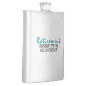 退職おもしろい引用文 フラスク (右)