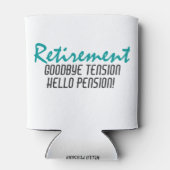 退職おもしろい引用文 缶クーラー (裏面)