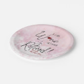 退職おもしろい後は飲み放題 ペーパープレート (アングル)