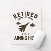 退職おもしろい用空軍退職ことわざ マウスパッド (マウス)