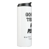 退職おもしろい者向けの定年旅行熱マグ タンブラー (回転左)