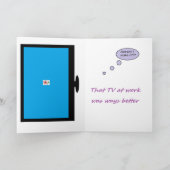 退職および重複のおもしろカード カード (内部)