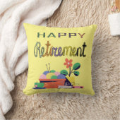 退職お祝いデザイン クッション (ブランケット)