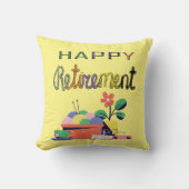 退職お祝いデザイン クッション (正面)