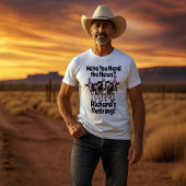 退職お祝い牛テーマHerdって知ってる? Tシャツ