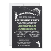 退職お祝い魚釣り退職パーティー