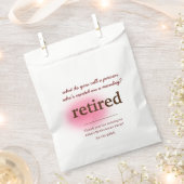 退職が興奮している人を何と呼ぶか フェイバーバッグ (クリップ留めされた状態)